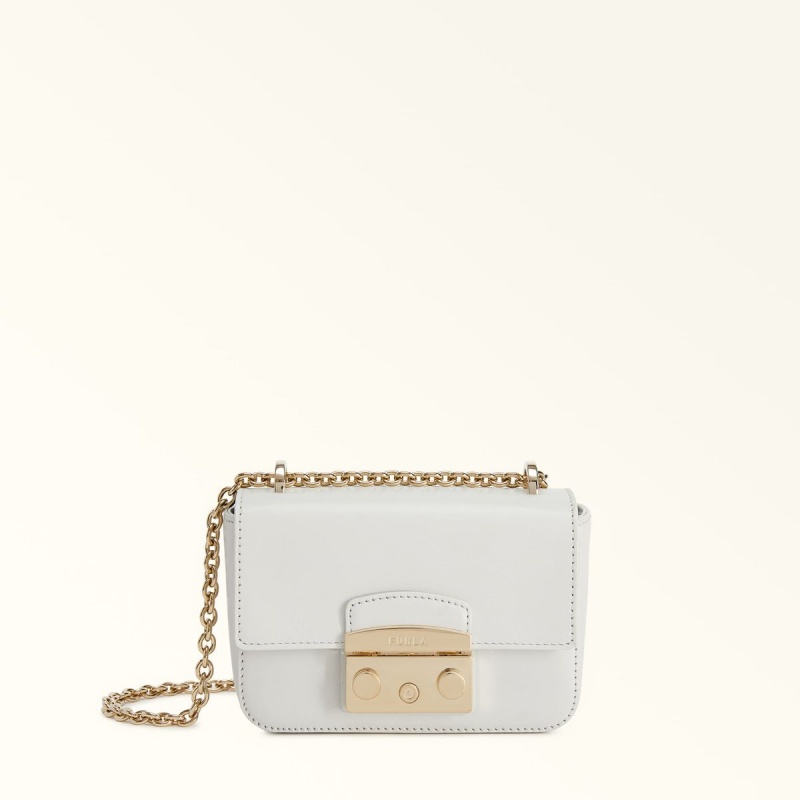 Sac Bandoulière Furla METROPOLIS Femme Blanche | 0483-CGPUT