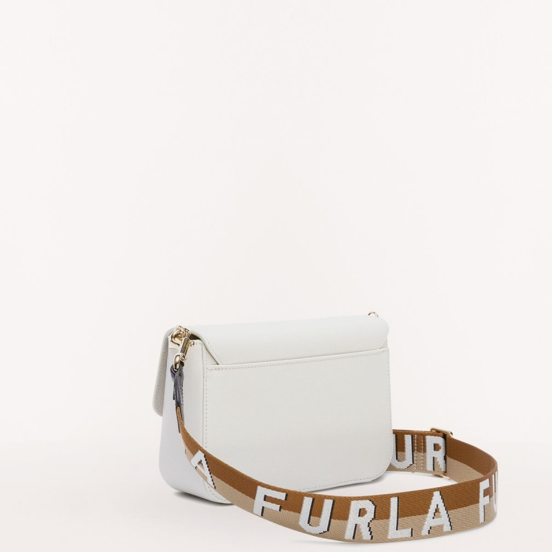 Sac Bandoulière Furla METROPOLIS Femme Blanche | 4863-YFWKP