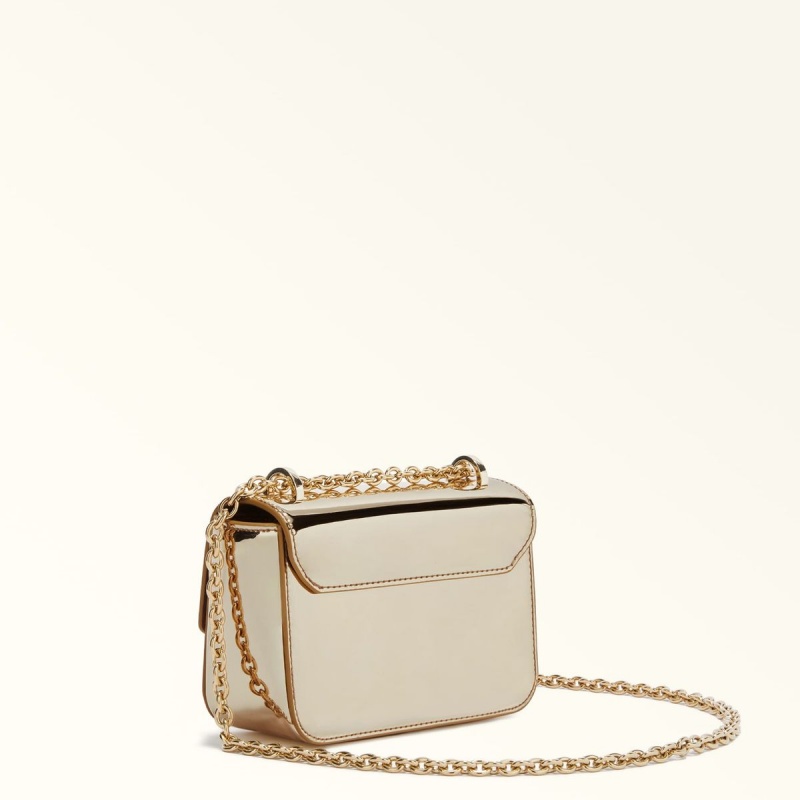 Sac Bandoulière Furla METROPOLIS Femme Doré | 2068-QVWEY