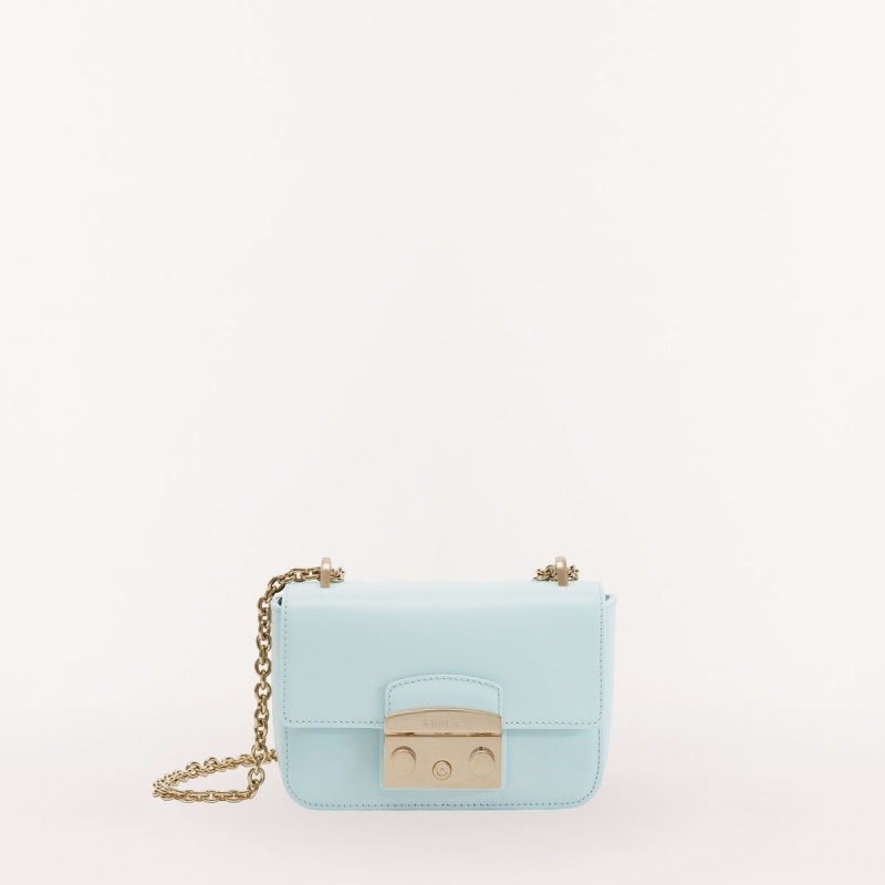 Sac Bandoulière Furla METROPOLIS Femme Menthe | 6239-CFMXA