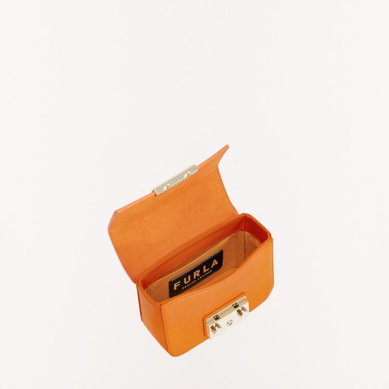 Sac Bandoulière Furla METROPOLIS Femme Orange | 6093-BTZAH