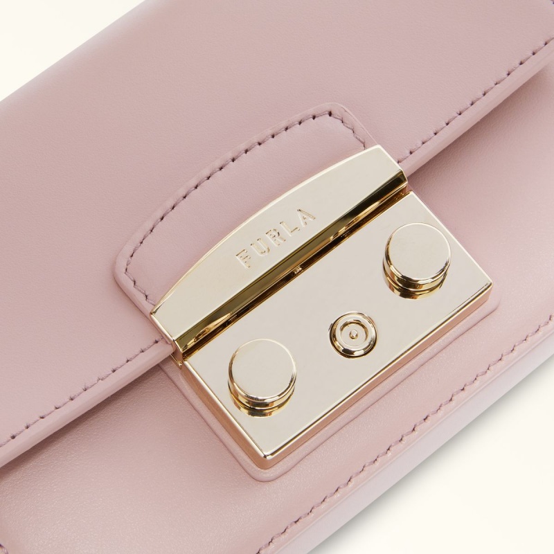 Sac Bandoulière Furla METROPOLIS Femme Rose | 7469-WIZPF