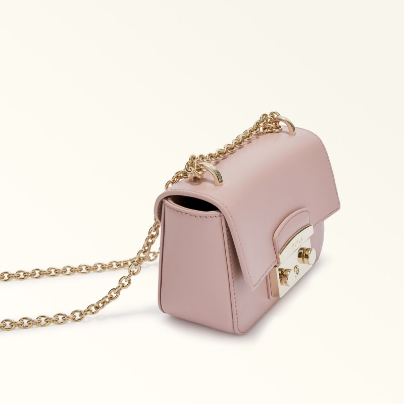 Sac Bandoulière Furla METROPOLIS Femme Rose | 7469-WIZPF