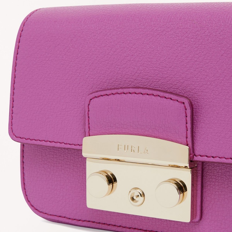 Sac Bandoulière Furla METROPOLIS Femme Violette | 1025-TIDBU