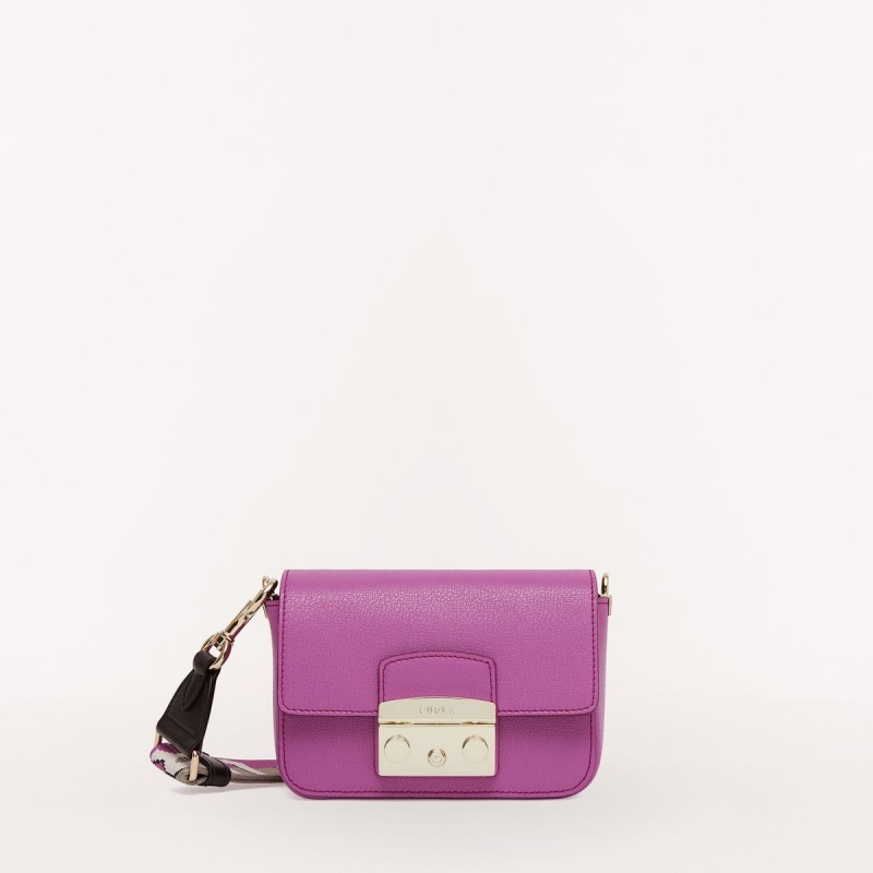 Sac Bandoulière Furla METROPOLIS Femme Violette | 1025-TIDBU