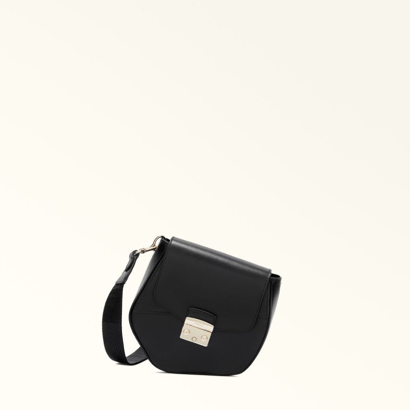 Sac Bandoulière Furla METROPOLIS PRISMA Femme Noir | 7502-JSIEB