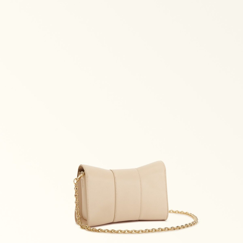 Sac Bandoulière Furla METROPOLIS REMIX Femme Blanche | 6891-VFCXU