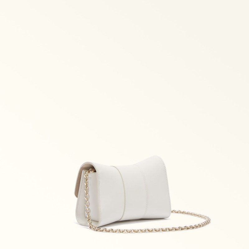 Sac Bandoulière Furla METROPOLIS REMIX Femme Blanche | 9356-MXWVI