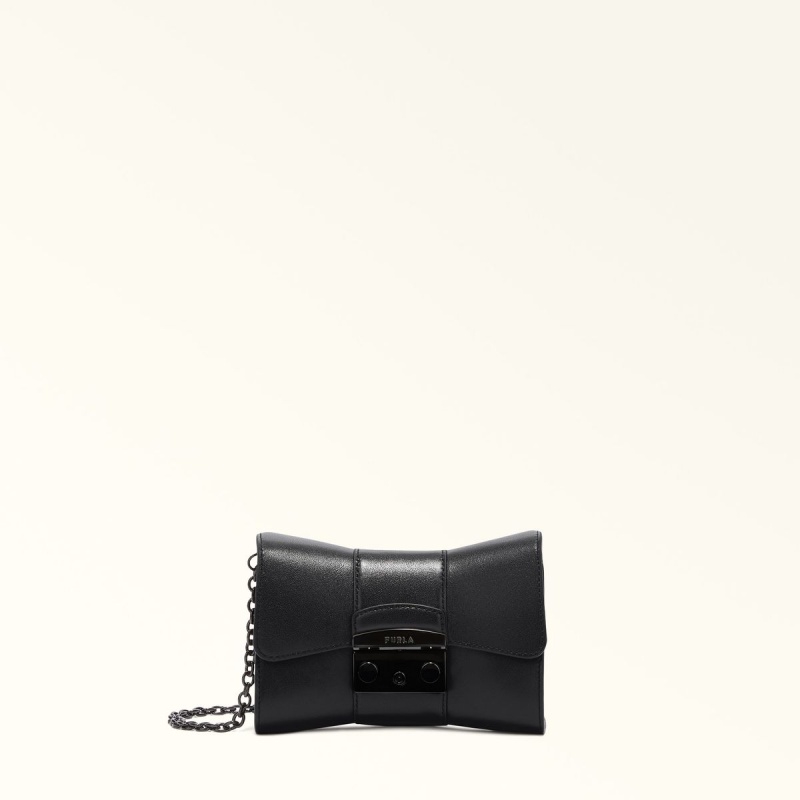 Sac Bandoulière Furla METROPOLIS REMIX Femme Noir | 9617-PCRKD