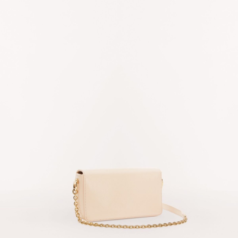 Sac Bandoulière Furla MY JOY Femme Beige | 8930-XIAVD