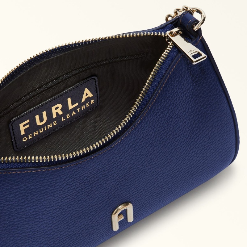 Sac Bandoulière Furla PRIMULA Femme Bleu Marine | 7635-BQYFI