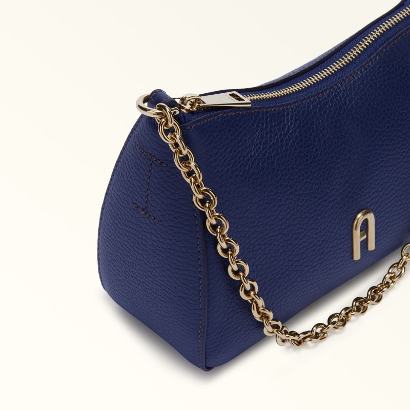 Sac Bandoulière Furla PRIMULA Femme Bleu Marine | 7635-BQYFI