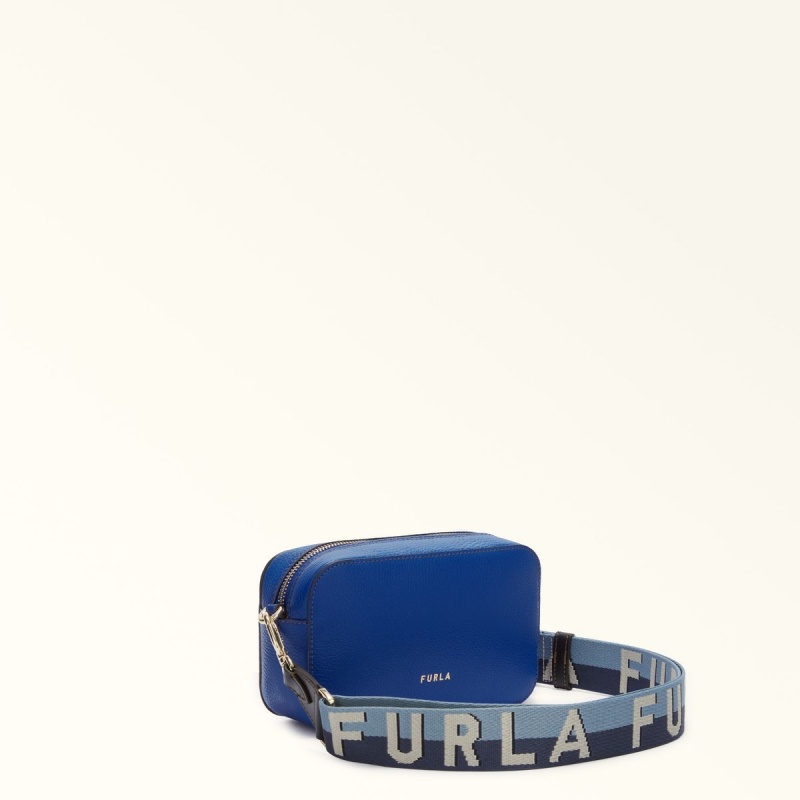 Sac Bandoulière Furla PRIMULA Femme Bleu Marine | 7364-QUESA