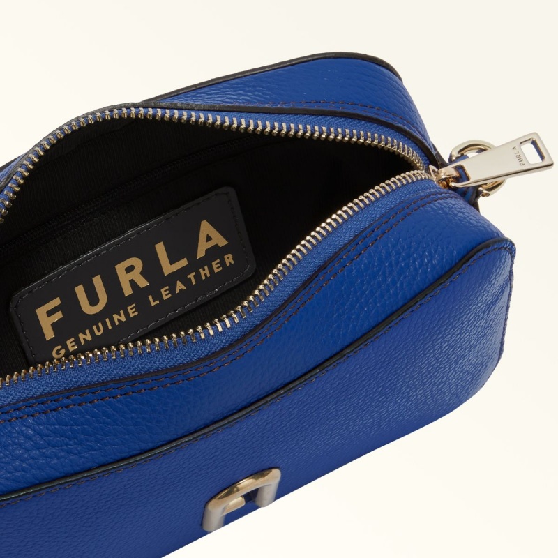 Sac Bandoulière Furla PRIMULA Femme Bleu Marine | 7364-QUESA