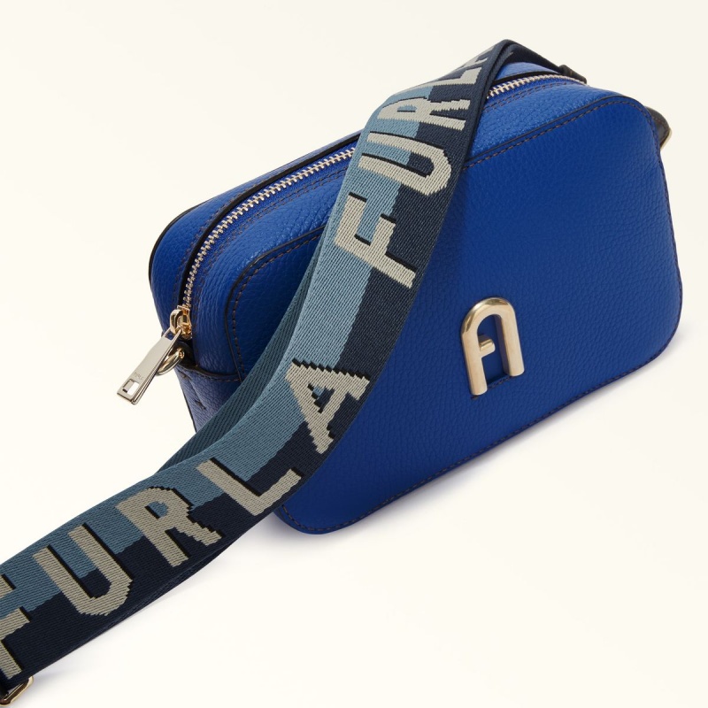 Sac Bandoulière Furla PRIMULA Femme Bleu Marine | 7364-QUESA