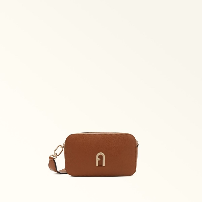 Sac Bandoulière Furla PRIMULA Femme Marron | 1750-GXZKR