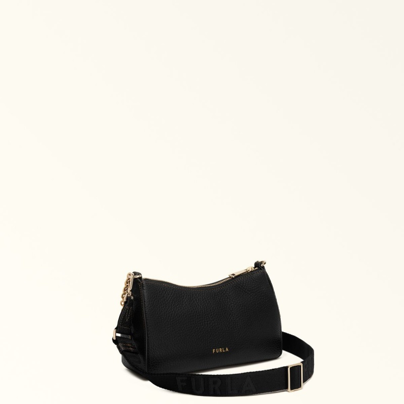 Sac Bandoulière Furla PRIMULA Femme Noir | 7269-QLESR