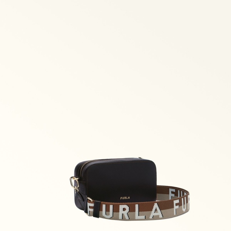 Sac Bandoulière Furla PRIMULA Femme Noir | 9831-MFTSX