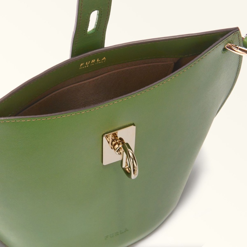 Sac Bandoulière Furla UNICA Femme Vert Foncé | 4710-TNGPO