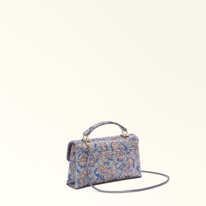 Sac Mini Furla 1927 Femme Argent | 4760-UHVSE