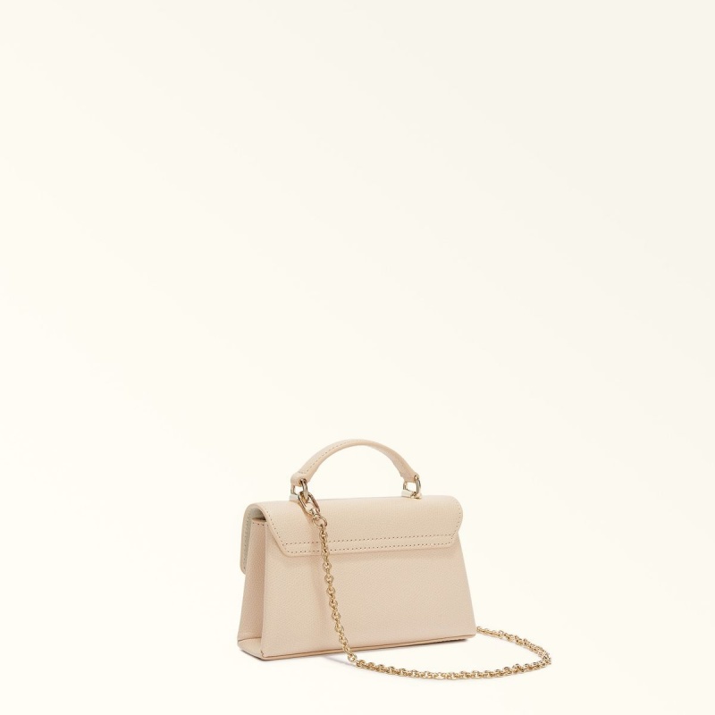 Sac Mini Furla 1927 Femme Blanche | 5287-ECOKL