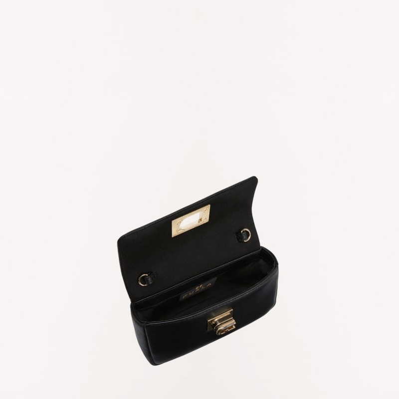 Sac Mini Furla 1927 Femme Noir | 3152-JZYCB