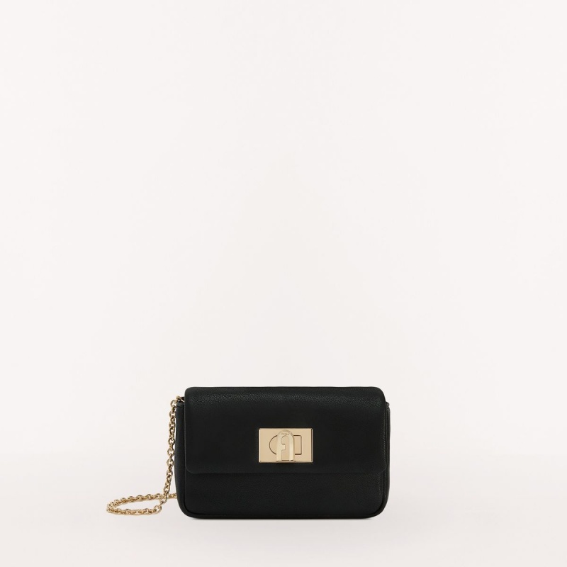 Sac Mini Furla 1927 Femme Noir | 3152-JZYCB