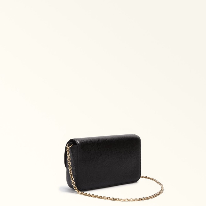 Sac Mini Furla 1927 Femme Noir | 3470-AHNSZ