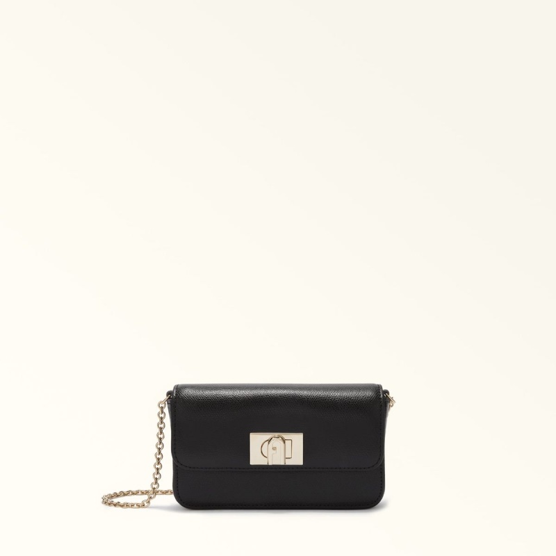 Sac Mini Furla 1927 Femme Noir | 3470-AHNSZ