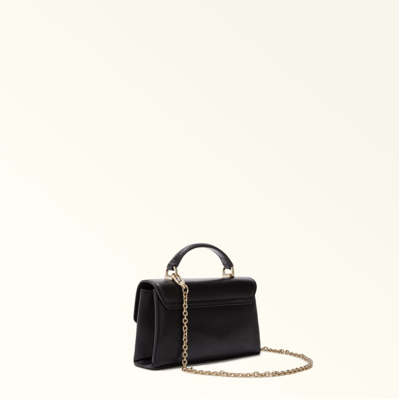 Sac Mini Furla 1927 Femme Noir | 4831-EIXVJ