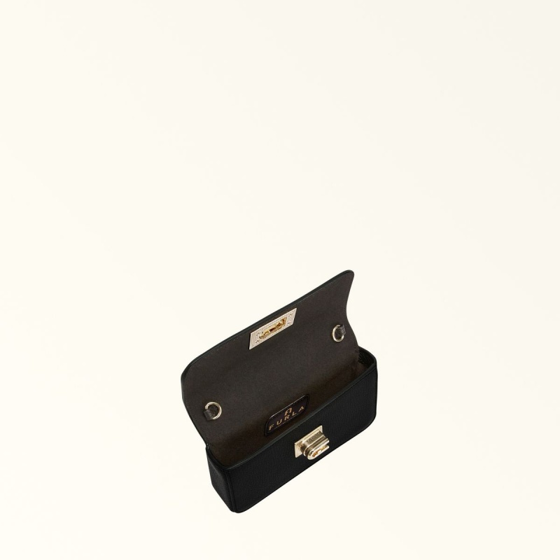 Sac Mini Furla 1927 Femme Noir | 9275-ZHKVS