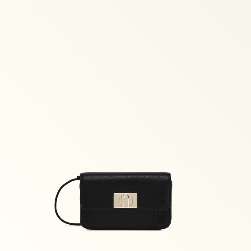 Sac Mini Furla 1927 Femme Noir | 9275-ZHKVS