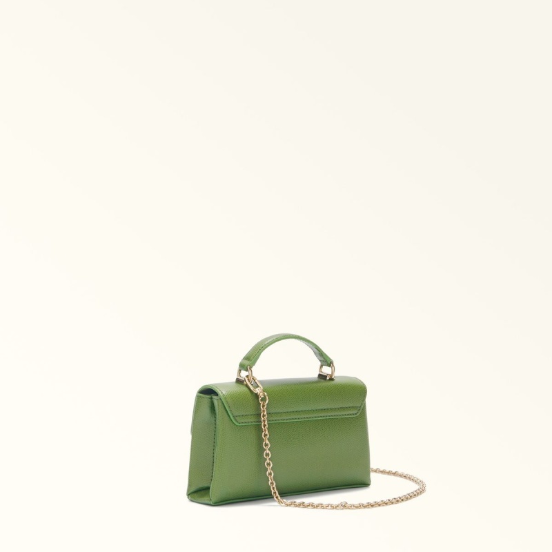 Sac Mini Furla 1927 Femme Vert Foncé | 2095-BLCNE