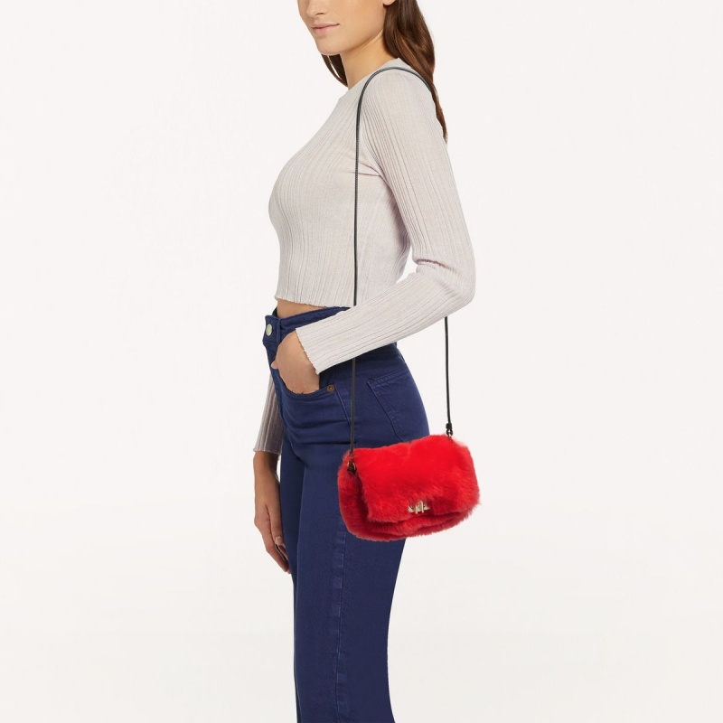 Sac Mini Furla 1927 SOFT Femme Rouge | 2793-RZUXM