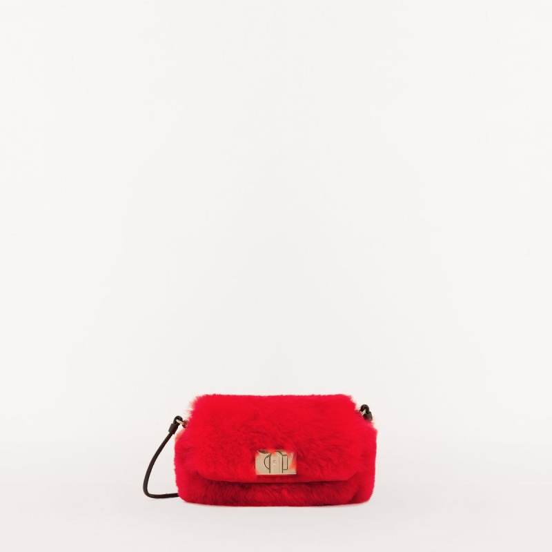 Sac Mini Furla 1927 SOFT Femme Rouge | 2793-RZUXM