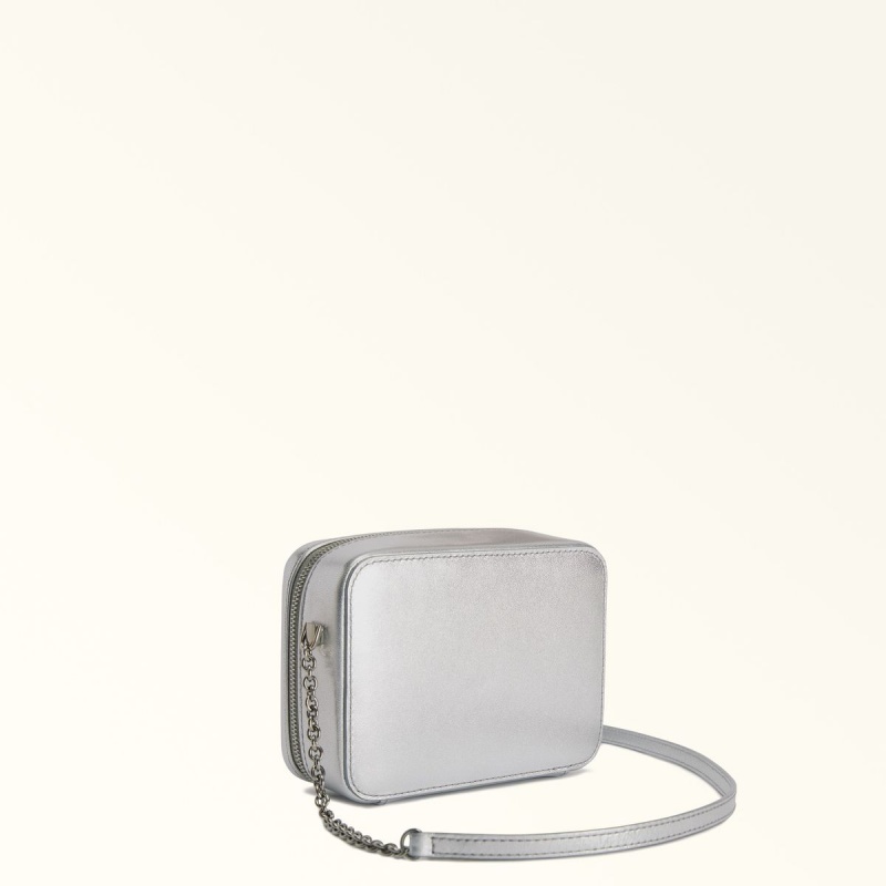 Sac Mini Furla CAMELIA Femme Argent | 3724-YCREZ