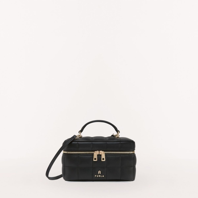 Sac Mini Furla CAMELIA Femme Noir | 3816-CTXZN