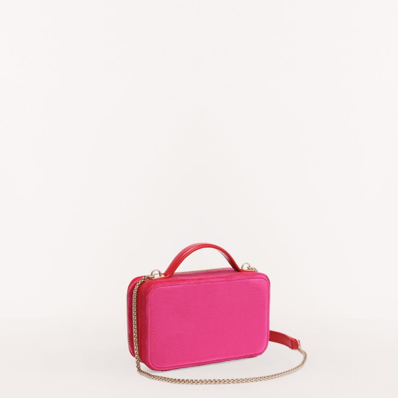 Sac Mini Furla CAMELIA Femme Rose | 3561-FMKOU