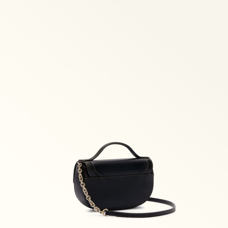 Sac Mini Furla CLUB 2 Femme Noir | 2537-MRKOL