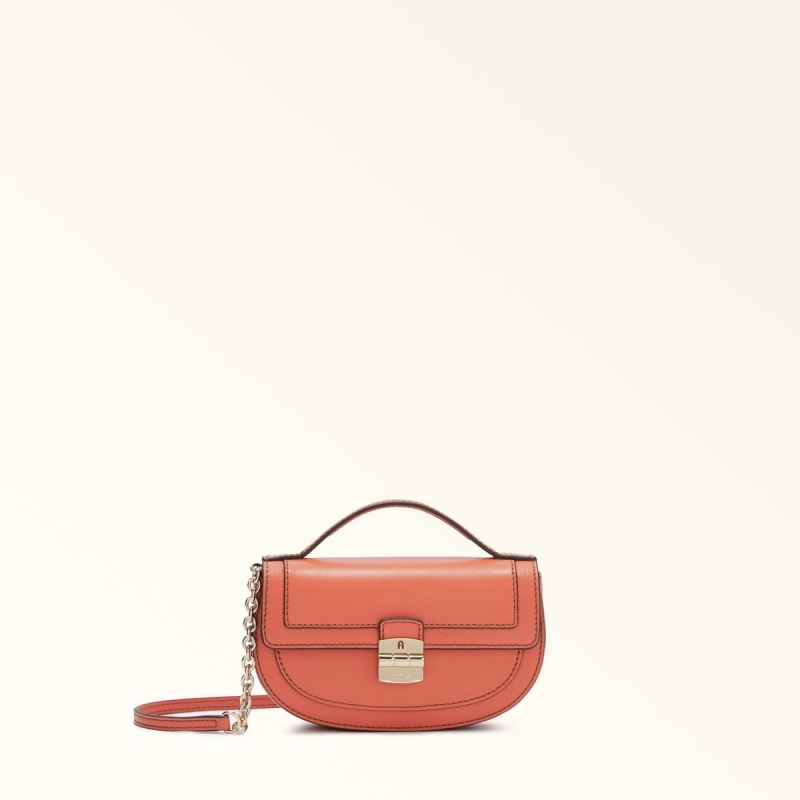 Sac Mini Furla CLUB 2 Femme Rose | 6794-EJKRO