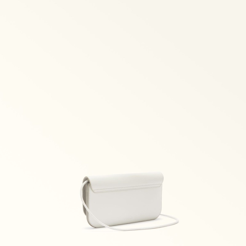 Sac Mini Furla GENESI Femme Blanche | 0649-GOTVM