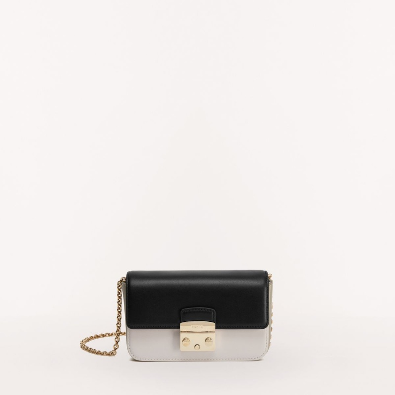 Sac Mini Furla METROPOLIS Femme Noir | 2814-HENFG