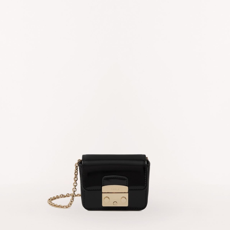 Sac Mini Furla METROPOLIS Femme Noir | 3496-BGUZS