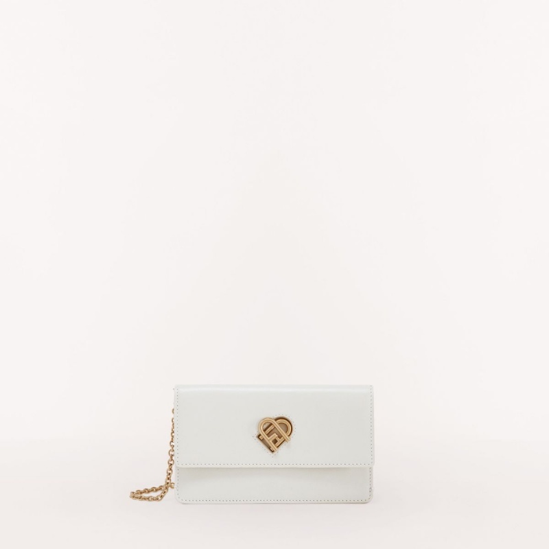 Sac Mini Furla MY JOY Femme Blanche | 8730-QPDWY