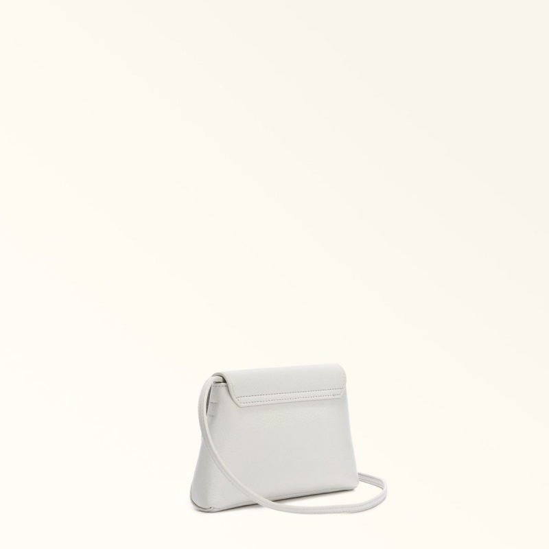 Sac Mini Furla NET Femme Blanche | 5347-LXCKZ