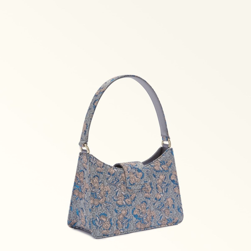 Sac Porté Épaule Furla 1927 Femme Argent | 0872-LNDZI