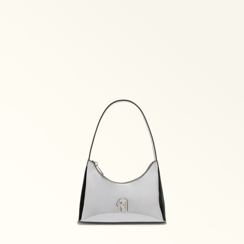 Sac Porté Épaule Furla DIAMANTE Femme Argent | 4230-FGMAO