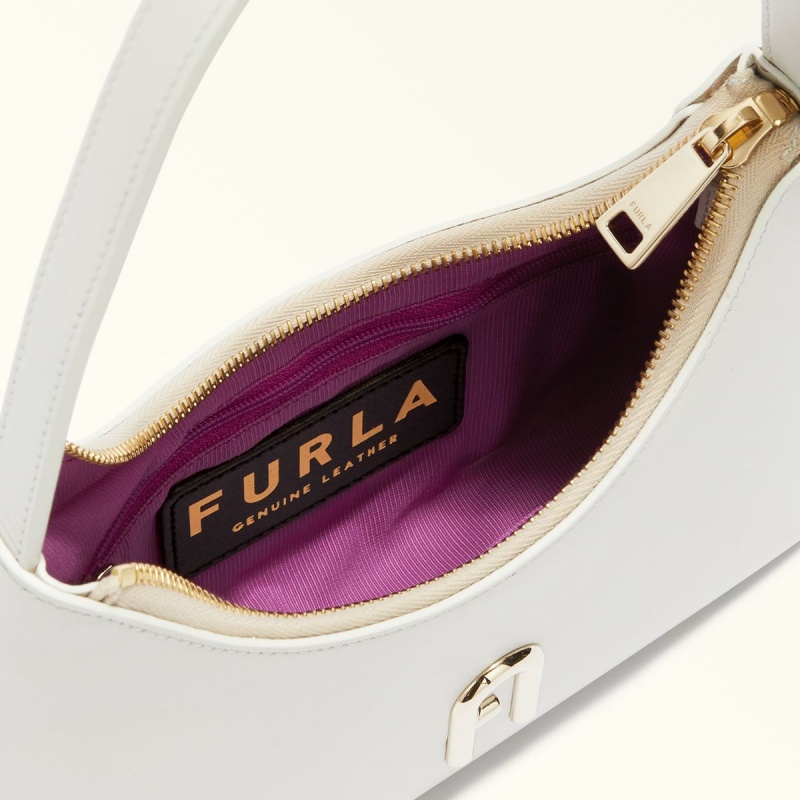 Sac Porté Épaule Furla DIAMANTE Femme Blanche | 2538-MNVFY