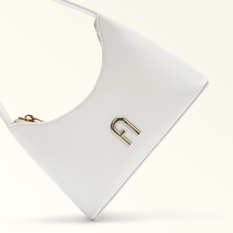 Sac Porté Épaule Furla DIAMANTE Femme Blanche | 2538-MNVFY