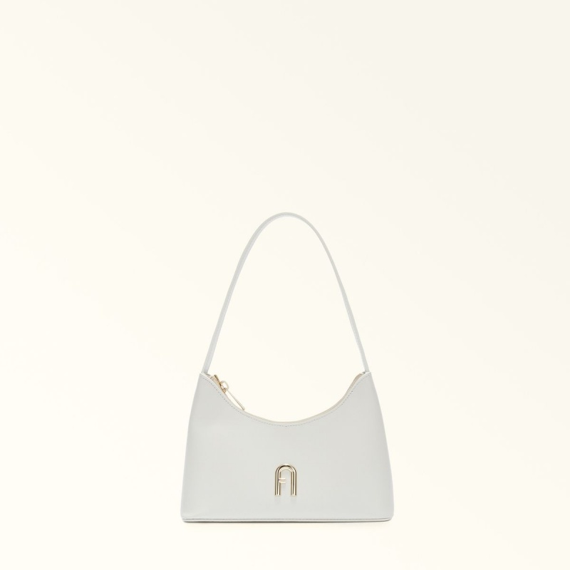 Sac Porté Épaule Furla DIAMANTE Femme Blanche | 2538-MNVFY